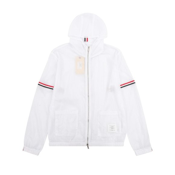 Thom Browne Double-sleeved tape sun-protective jacket
